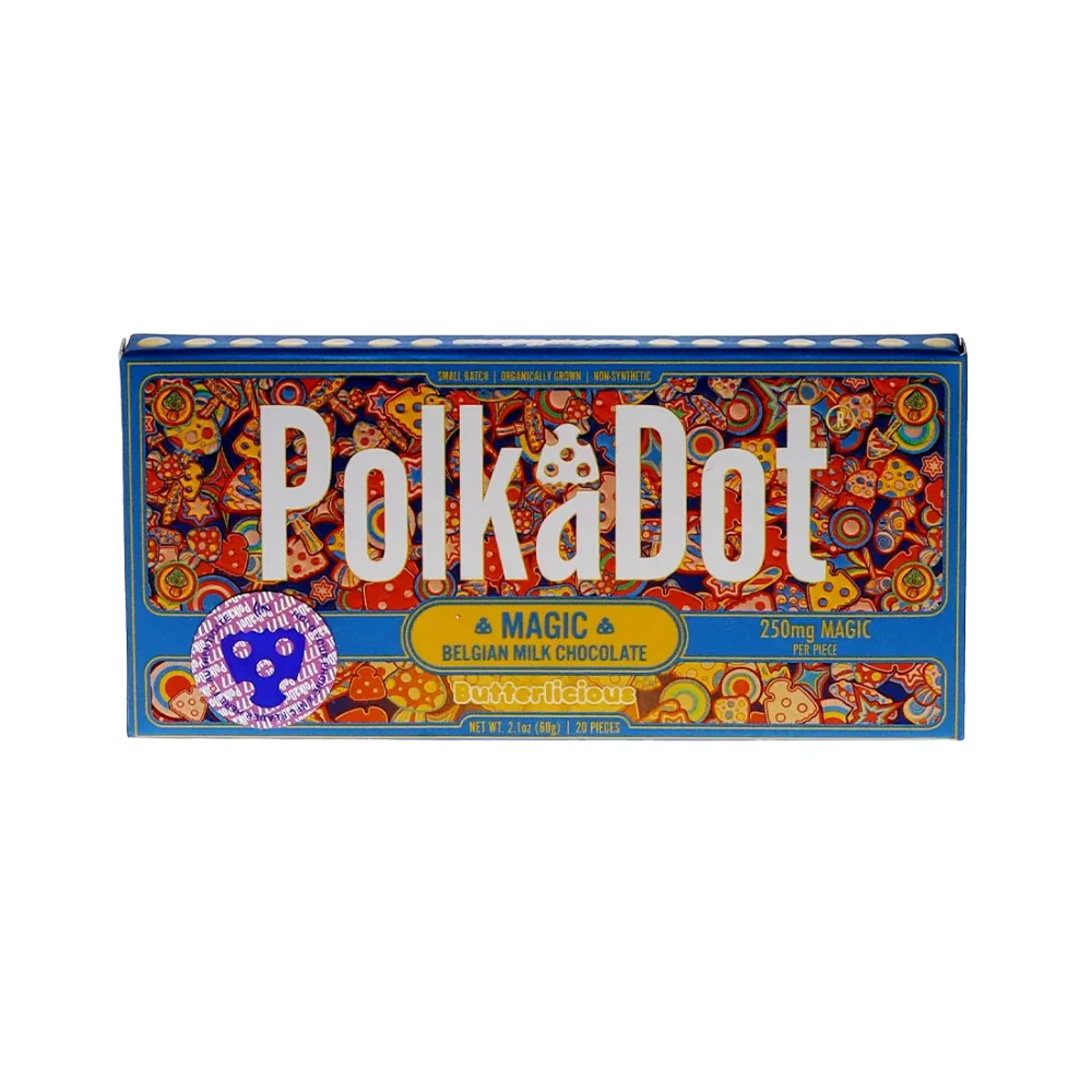 Polka Dot Mushroom Chocolate Bar (10,000mg)