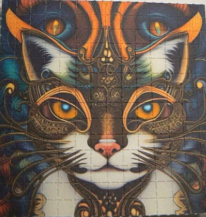 Cat Face Lsd Blotter