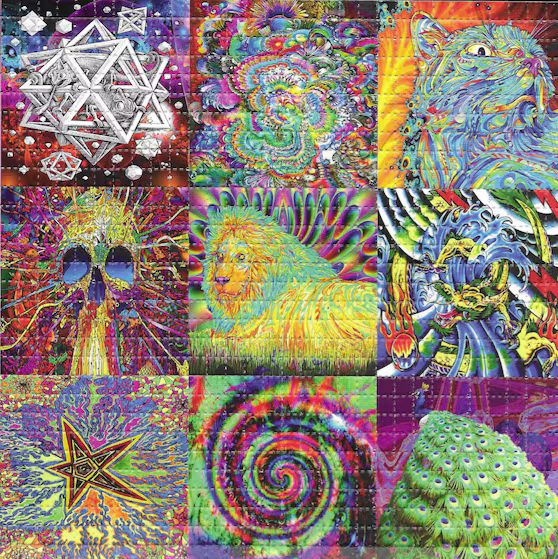 Animal Fractal LSD Blotter