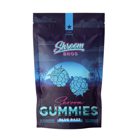 Magic Mushroom Gummies – Blue Razz (3.5g)